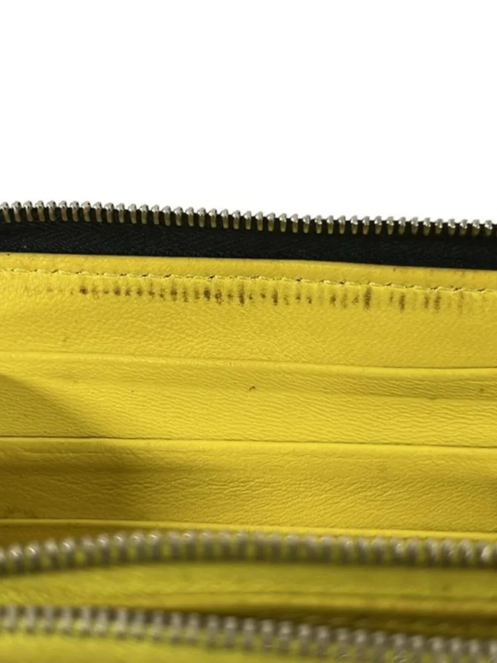 Celine Wallet Large Zipped Black Zip Around Leather - Picture 6 of 9